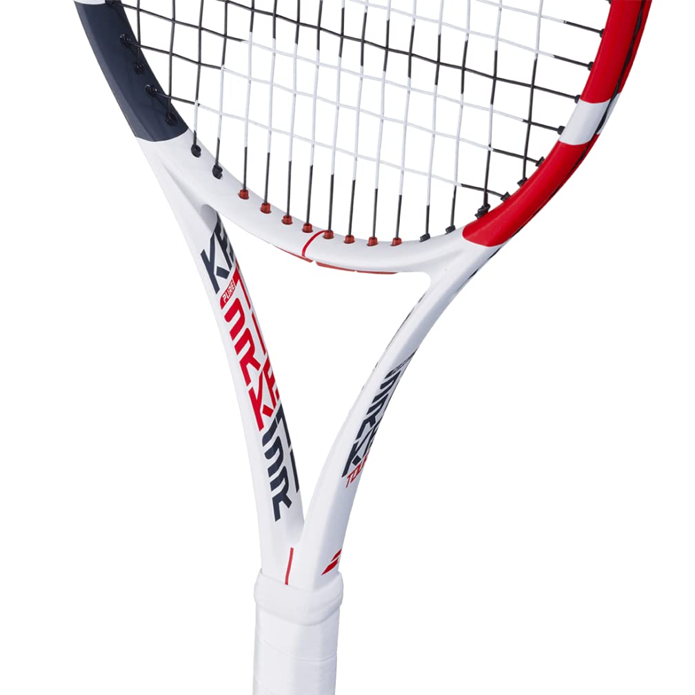 Babolat Pure Strike Tour Tennis Racquet Racquet - Strung with 16g White Babolat Syn Gut at Mid-Range Tension (4 1/4" Grip)