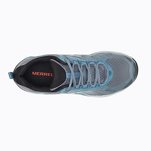 Merrell womens Siren Edge 3 Hiking Shoe, Rock/Bluestone, 9 Wide US