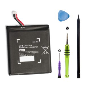 HDCKU HAC-003 Battery Replacement Kit for Nintendo Switch 2017 Game Console HAC-001 Internal Battery Repair Tool Kit