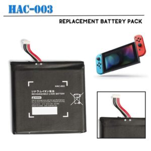 HDCKU HAC-003 Battery Replacement Kit for Nintendo Switch 2017 Game Console HAC-001 Internal Battery Repair Tool Kit