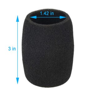 Pop Filter Compatible with Shure BETA 87A - Microphone Foam Covers for BETA 87C, SM87A, SM86, SM85 Mic Like A85WS by YOUSHARES (2pcs)