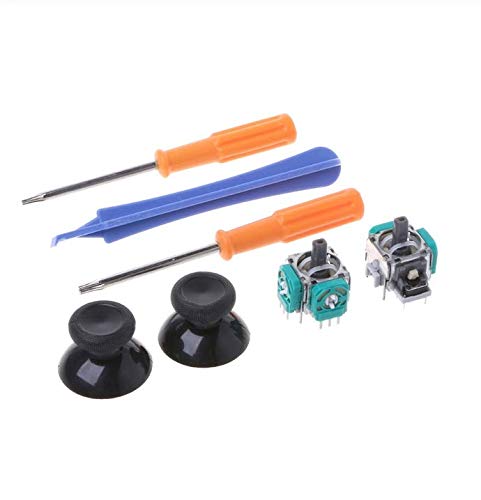 for Xbox One Controller 3D Analog Joysticks Replacement with Thumbsticks Cap Torx T8 T6 Screwdrivers Repair Tool