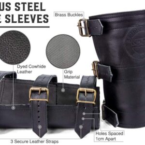 SERIOUS STEEL FITNESS Stone Sleeves | Strongman Atlas Stone Sleeves (X-Large - 13" - 16")