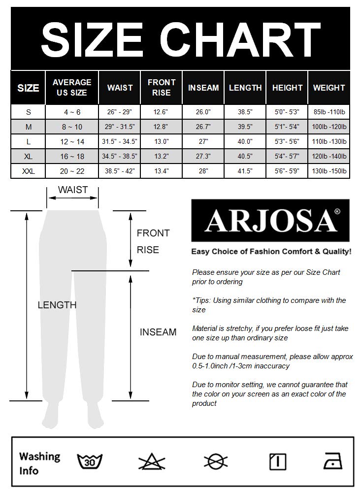 ARJOSA Women's Side Slit Harem Yoga Pants Split Wide Leg Lounge Beach Pants Pajama Bottoms (Large, Red)