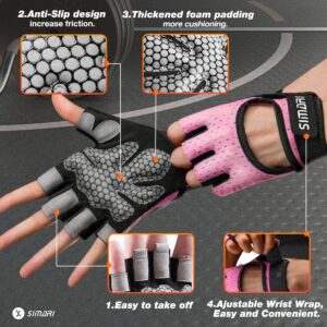 SIMARI Workout Gloves Men Women Weight Lifting Gym Exercise Cycling Full Palm Protection Breathable Gloves