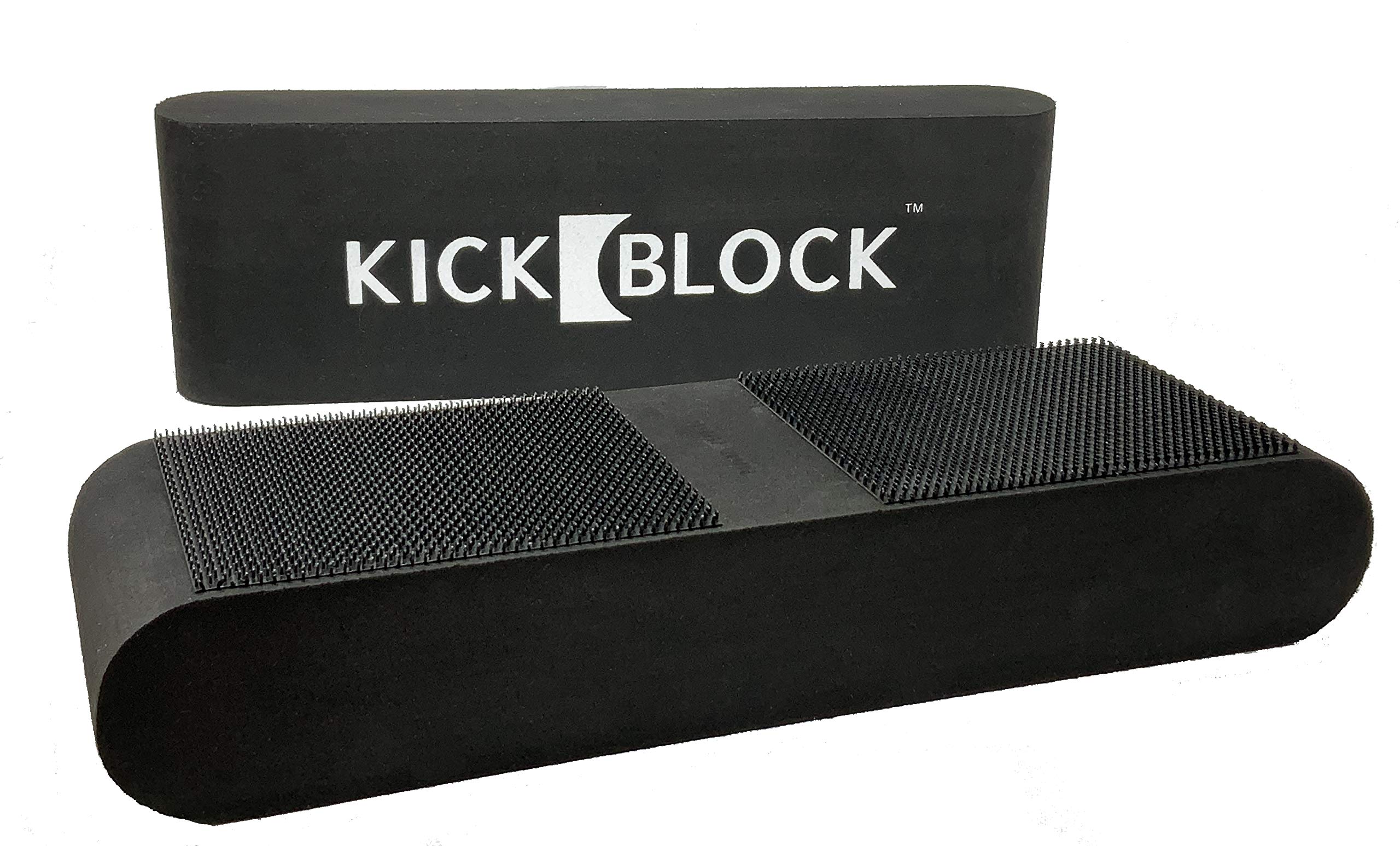 KickBlock - World’s Best Bass Drum Anchor System - Total Slide Prevention - Stops Bass Drum Creep & Slipping - Drum Set Accessory & Gift (Stage Black)