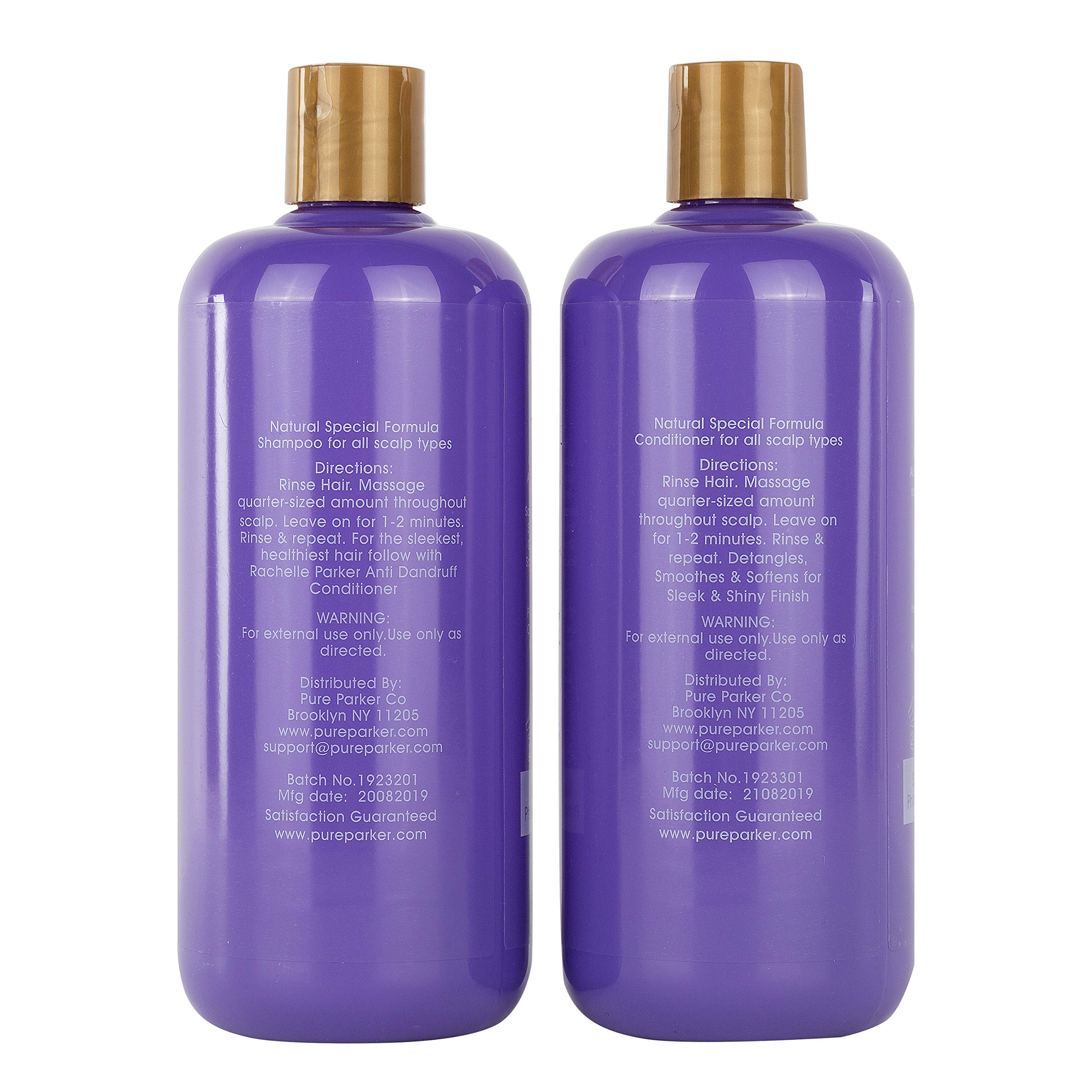 Moisture Renewal Anti Dandruff Shampoo and Conditioner set for Men & Women. Organic Anti Dandruff and Itchy, Flaky Scalp Treatment. 100% Natural and Safe for all Hair Types.