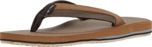 billabong boy's all day impact sandal - camel - youth 4