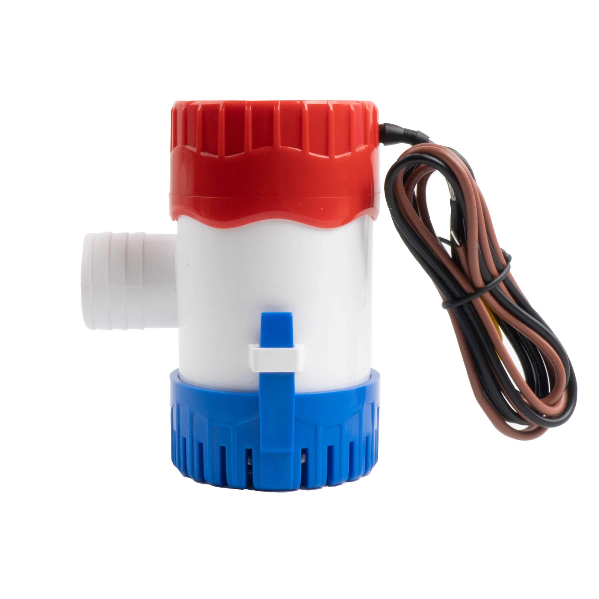 Sanuke 1100gph Bilge Pump Electric 12V Submersible Marine Water Pump Accessories Marin Boat, Low Noise