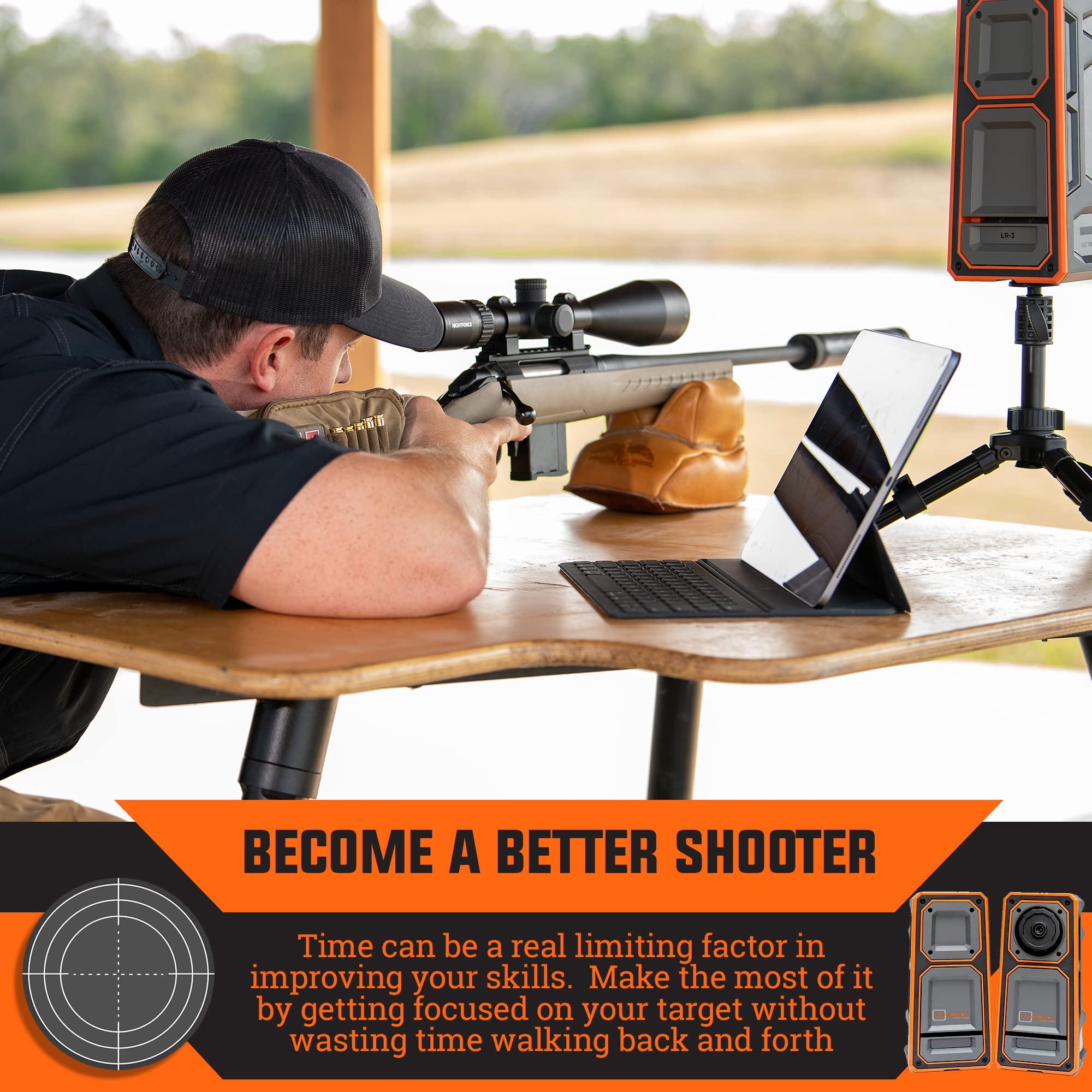 Spotting Scope Alternative Turn Your Spotting Scopes Into Smart Scopes | Best for Hunting and Target Shooting | LongShot LR-3 (2 Mile and UltraHD)