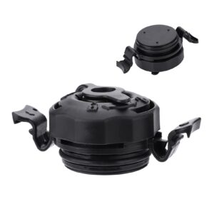 4.28 cm Inflatable Plug Replacement, Bed Air Valve Air Valve for Intex 3 in 1 Air Valve Secure Seal Cap for Intex Inflatable Airbed Mattress Black Diameter