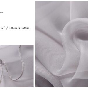 K-Elewon Solid Color Silk Feeling Scarf Fashion Scarves Wrap Long Lightweight Shawls for Women H01-02