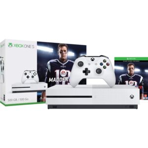 Xbox One S 500GB Console - Madden NFL 18 Bundle [Discontinued] (Renewed)