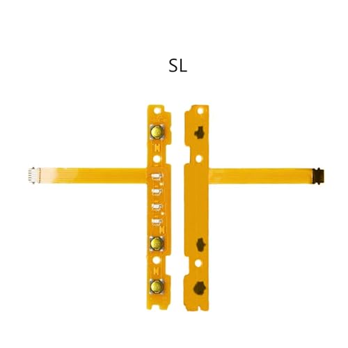 Onyehn 2 Pairs(SL+SR) Right and Left Flex CableButton Key L/R Flex Cable(40mm) Suit for Nitendo Switch NS/Switch OLED Joy Con Repair Part