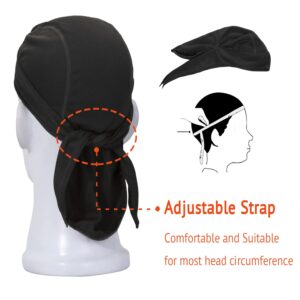 FREEMASTER Bicycle Running mask doo rag Skull Cap Skull hat Pack of 3 (Set 5)