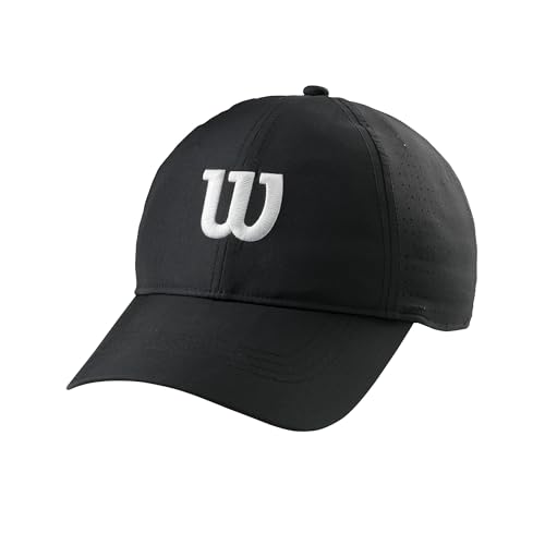 WILSON Womens Ultralight Tennis Cap, Black