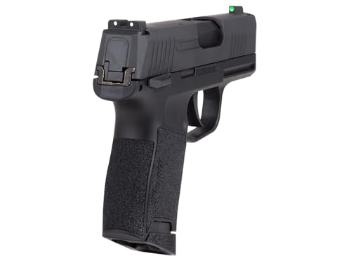 Sig Sauer P365 4.5mm Steel BB Cal. CO2-Powered Semi-Automatic Air Pistol - 20rd BB Magazine & Green High Visibility 3-Dot Fixed Sights Included