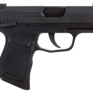 Sig Sauer P365 4.5mm Steel BB Cal. CO2-Powered Semi-Automatic Air Pistol - 20rd BB Magazine & Green High Visibility 3-Dot Fixed Sights Included