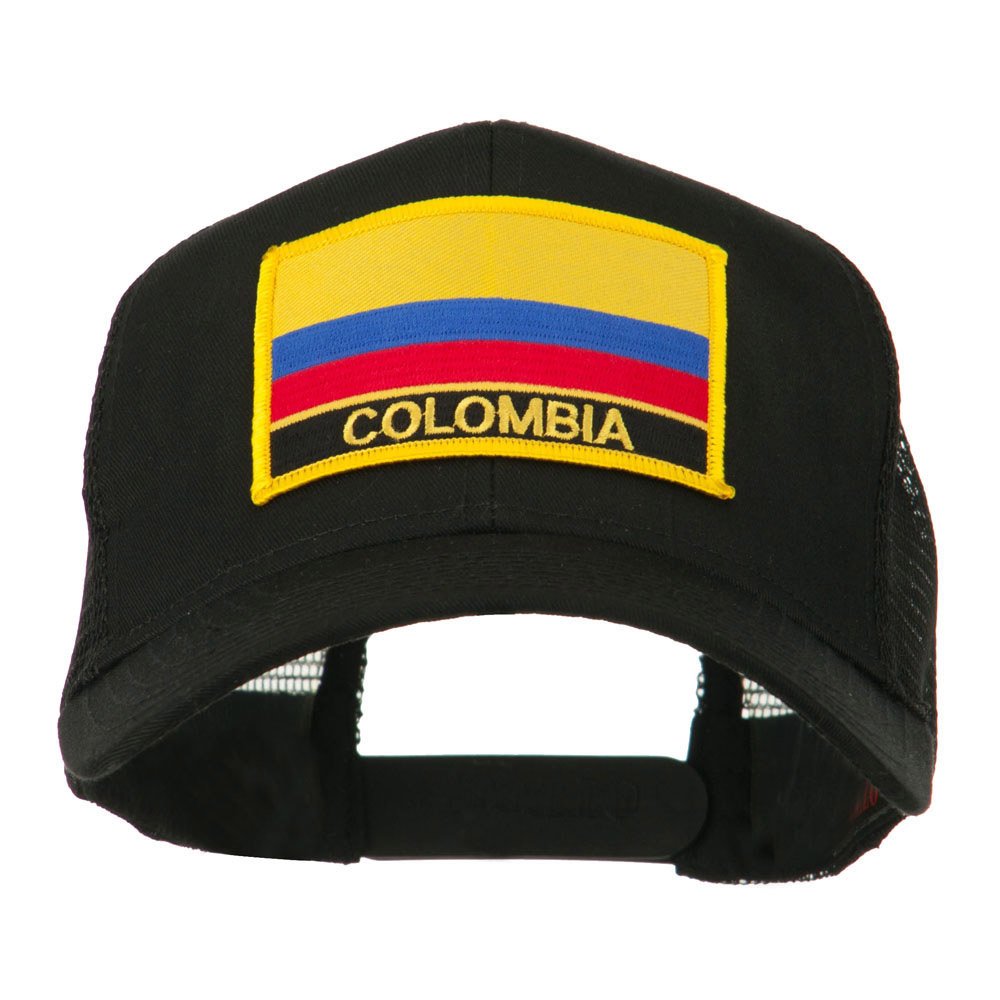 e4Hats.com South America Flag Letter Patched Mesh Cap - Colombia OSFM