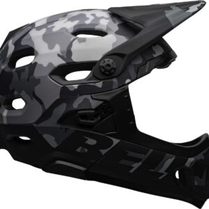 BELL Super DH MIPS Adult Mountain Bike Helmet - Matte/Gloss Black Camo (2022), Large (58-62 cm)