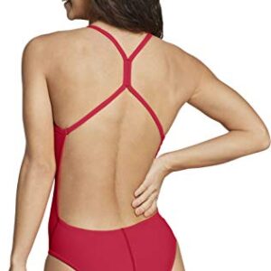 Speedo Women's Standard Swimsuit Piece Endurance The One Solid Team Colors, New Red, 30