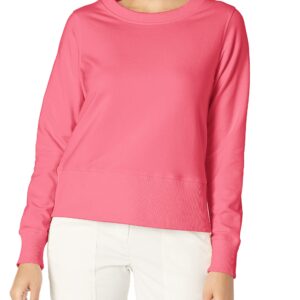 Puma Golf 2020 Women's Crewneck Zip Fleece, Rapture Rose, x Large