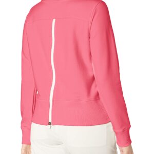 Puma Golf 2020 Women's Crewneck Zip Fleece, Rapture Rose, x Large