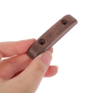 Artibetter 2pcs Rosewood Guitar Thumb Rest Bass Finger Rest with Mounting Screws