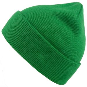 MaxNova St. Patrick's Day Green Beanie Women Men's Slouchy Beanie Cap