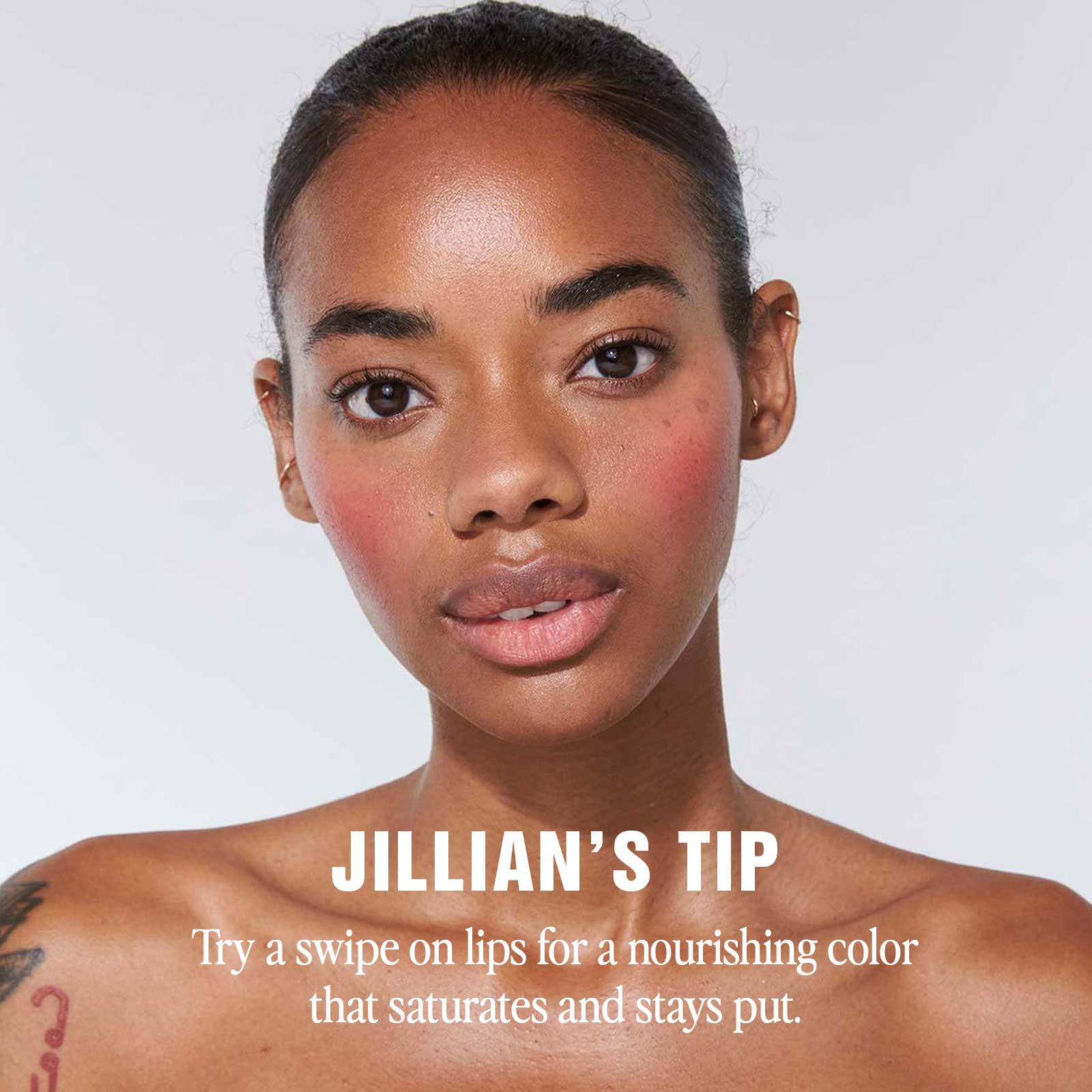 Jillian Dempsey Cheek Tint: Natural Cream Blush, Easy to Blend Makeup with Nourishing, Lasting Color I Scarlet