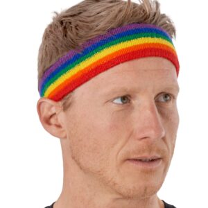 Running Headbands for Men and Women - Athletic Sweatband - Terry Cloth Bands for Basketball, Tennis, Football, Gym, Running, Cosplay & Costumes