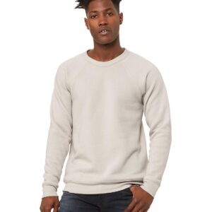 Bella + Canvas Unisex Sponge Fleece Crewneck Sweatshirt L HEATHER DUST