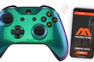 "fx3" smart rapid fire custom modded controller compatible with xbox one s mods fps games cod warzone and more. control and simply adjust your mods via your phone! most advanced modded controller ever