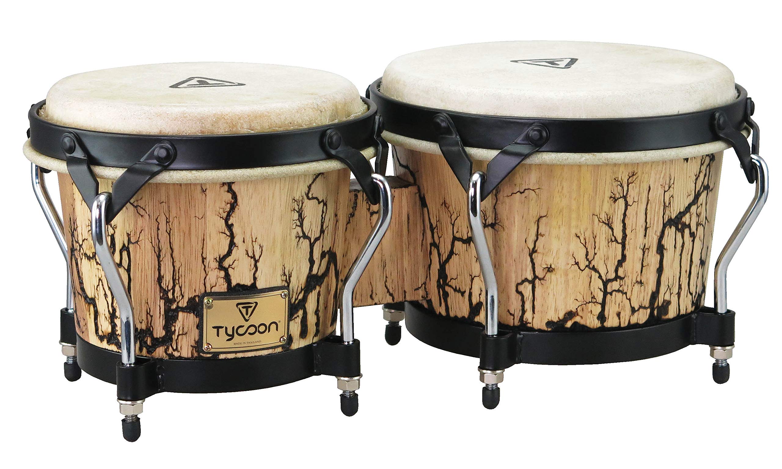 Tycoon Percussion Bongo Drum (STBS-B WI)