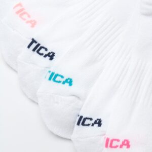 Nautica Women's Low Cut Cushioned Moisture Control Athletic Socks (6 Pack), Size 4-10, White