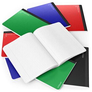 ARTEZA Composition Notebooks, 9.75 x 7.5 Inches, Pack of 8, 100 Sheets Each, College Ruled Books for Studying and Taking Notes