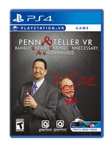 penn & teller vr: frankly unfair unkind unnecessary & underhanded - playstation 4