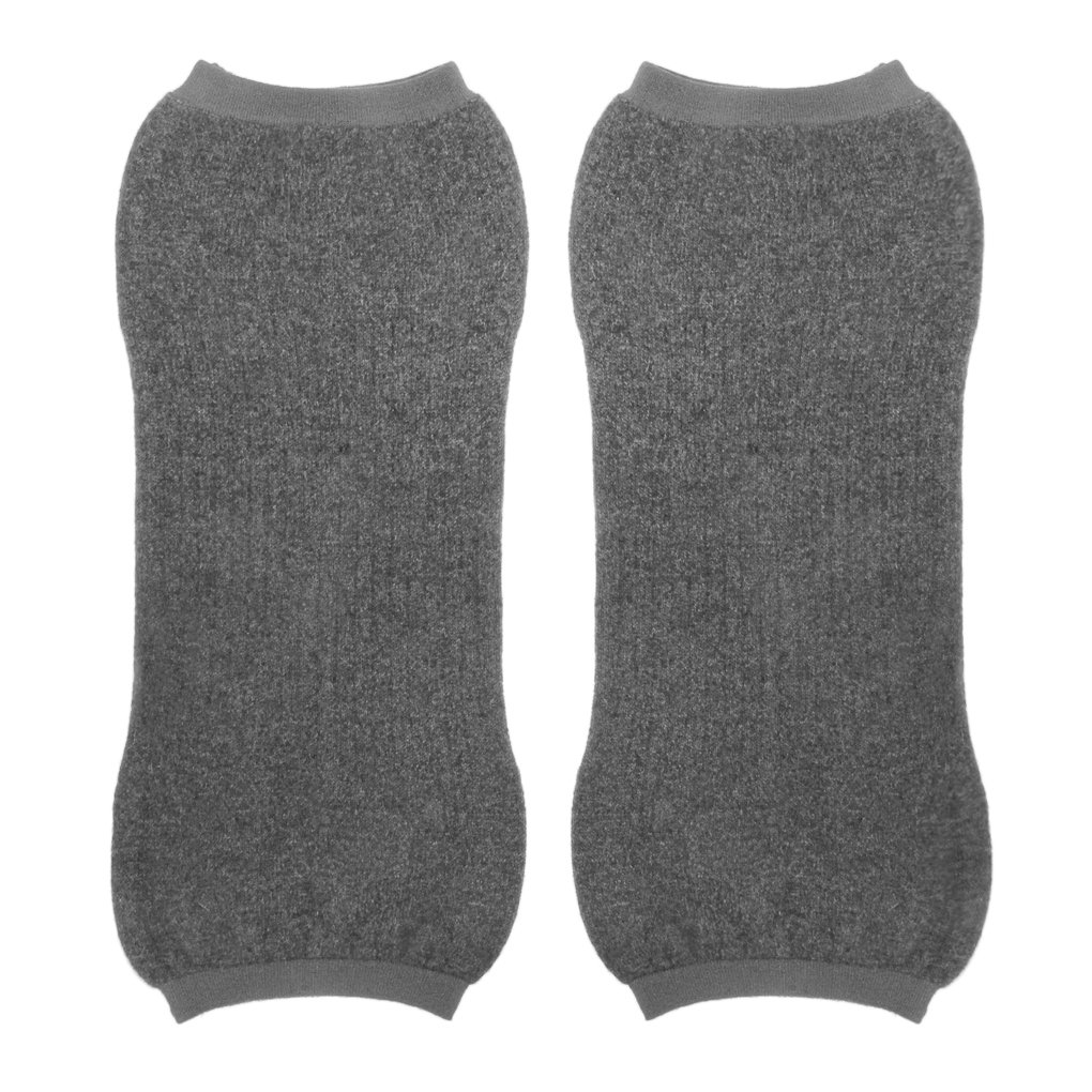 Thermal Knee Warmer Sleeve Winter Leg Brace Protector Circulation Improvement,Joint Pain Relief,Knee Arthritis Knitted Wool for Men Women Outdoor Sports Running Dancing Gym Yoga Fitness 1 Pair (Grey)