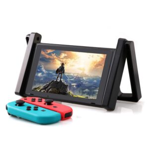 HEATFUN Stand for Nintendo Switch, Holder for Nintendo Switch and Switch Car Mount - Black