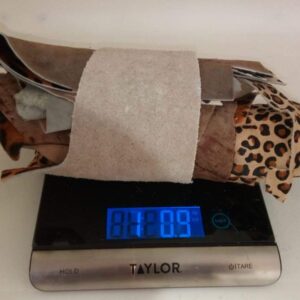 ALM - Hair On Hide Cow Calf Scraps Cheetah Leopard Print Small Medium Large Mixed Colors Random Pieces 8-10 Square Foot of Area - One (1) Pound