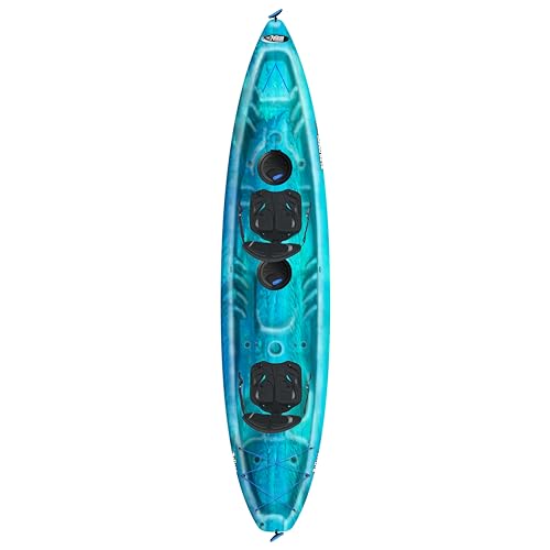 Pelican - River Gorge 130X Tandem Kayak - Sit-on-Top - Recreational 2 Person Kayak - 13 ft