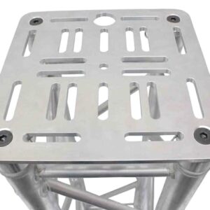 ProX XT-BP12AH 12" Aluminum 8mm Slotted Holes Truss Top Plate for F34 F32 F31 Conical Square Truss with Twist Locks and Connectors