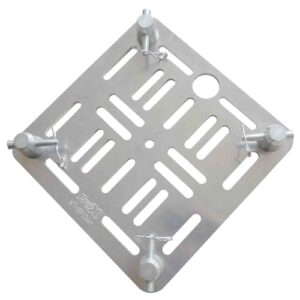 ProX XT-BP12AH 12" Aluminum 8mm Slotted Holes Truss Top Plate for F34 F32 F31 Conical Square Truss with Twist Locks and Connectors