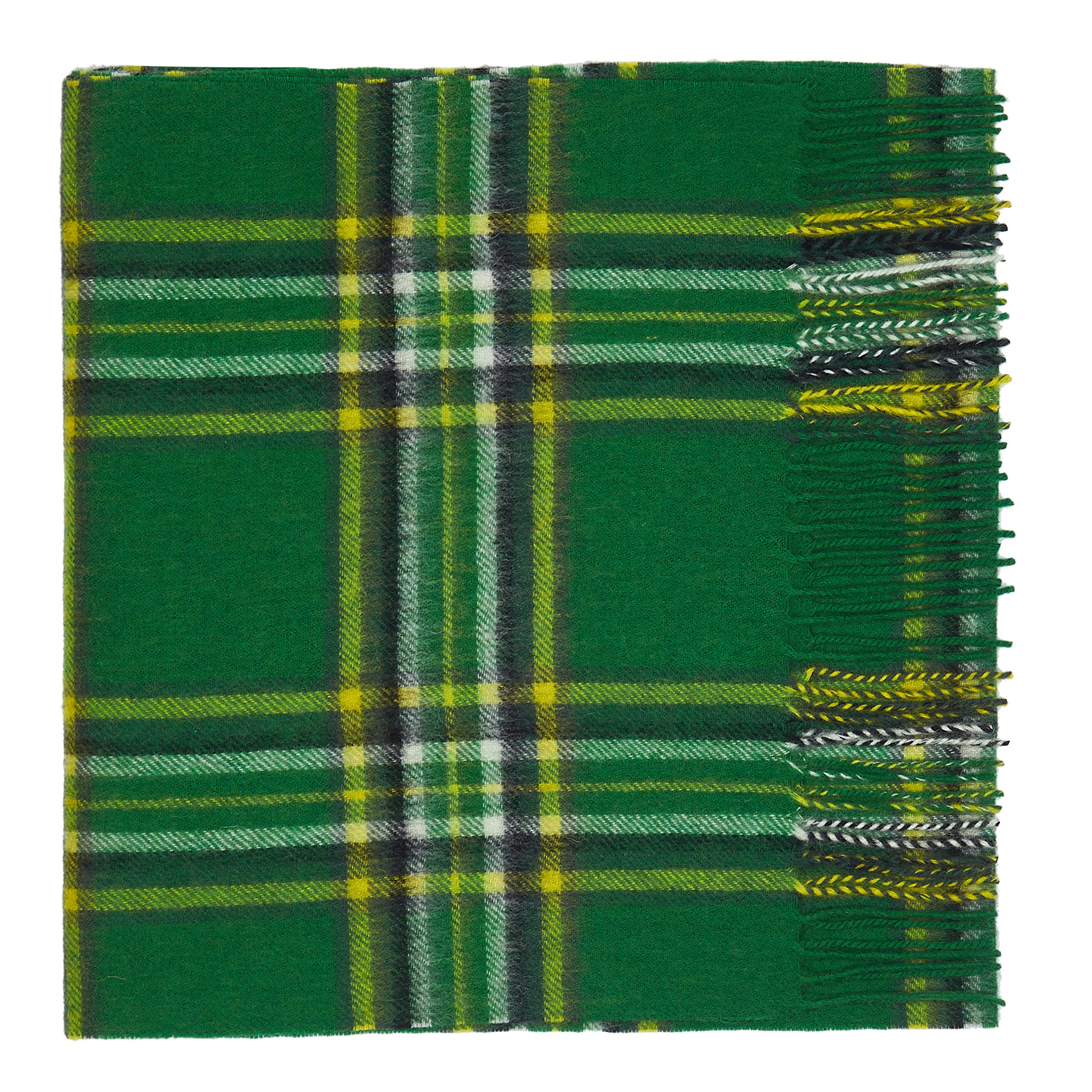 Oxfords Cashmere 100% Lambswool Tartan Scarf by Shepherds Land (Medium, Irish National)