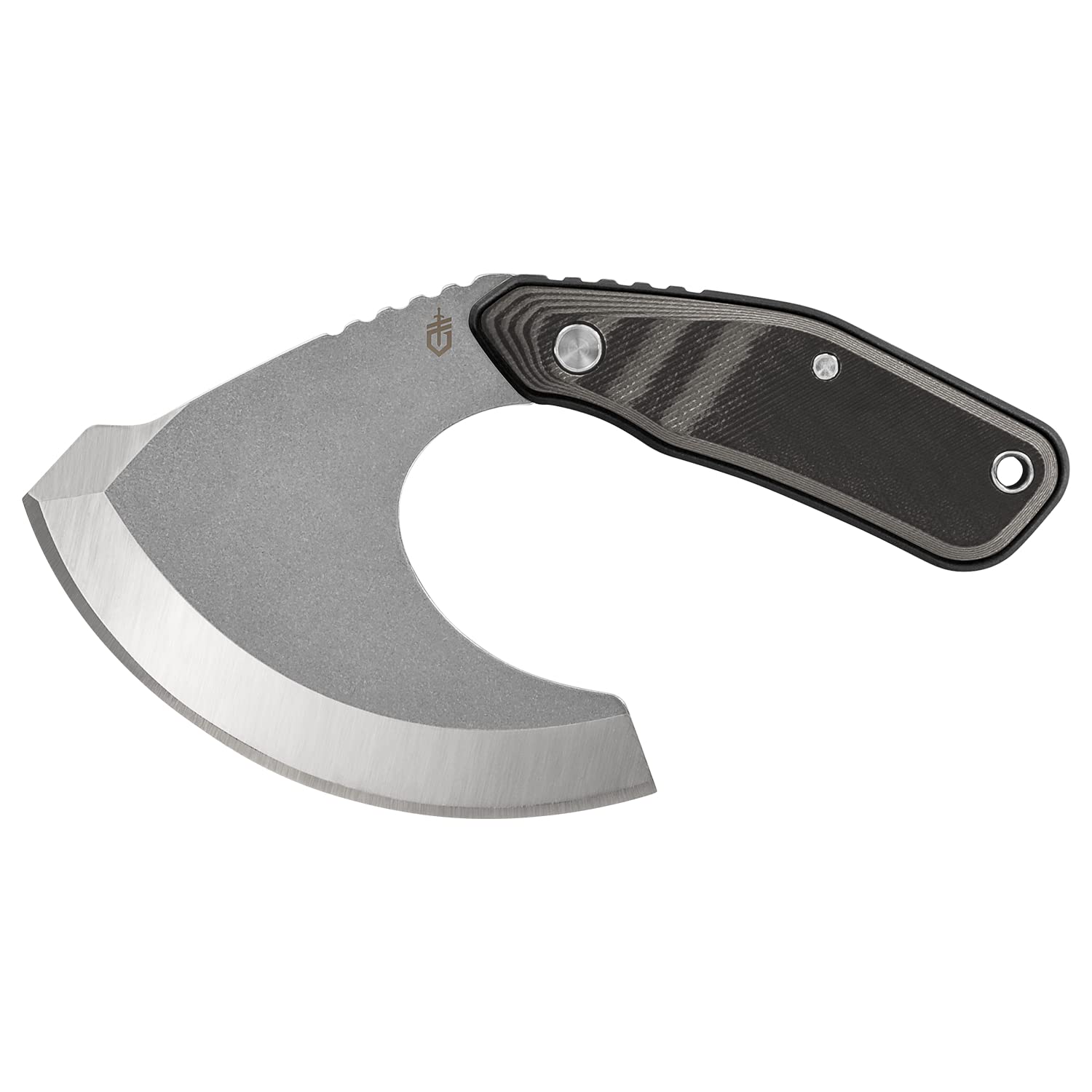 Gerber Gear Downwind Ulu - Ulu Knife with Sheath for Hunting Gear - Olive