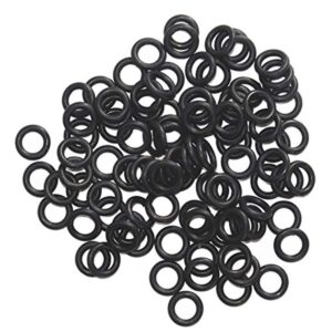 Huntingdoor 200pcs Archery O-rings OD1/4 Inch Specifically for Broadhead Replacement Rubber Bands High Performance Shock Collar Hunting Shooting Target Practice