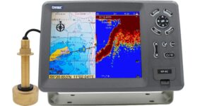 onwa kp-8c: 8-inch gps chart plotter with fish finder (kp-8c with bronze transducer)