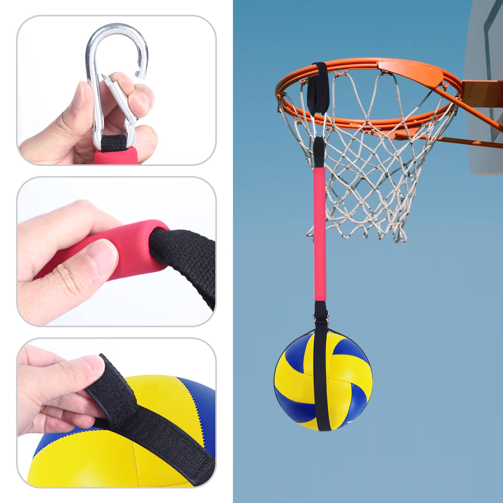 Volleyball Spike Training System: Great Trainer to Improve Your Wicked-Fast Arm Speed and Spiking Power (Black) 1