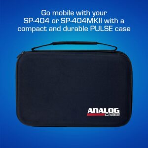 ANALOG CASES Roland SP-404 MKII/SP-404 Case - Custom-Fitted Compact PULSE Hard Case for Travel