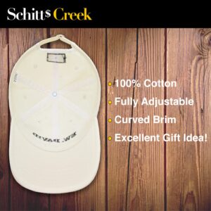 Schitt's Creek Ew, David Cotton Adjustable Dad Hat, Beige, One Size